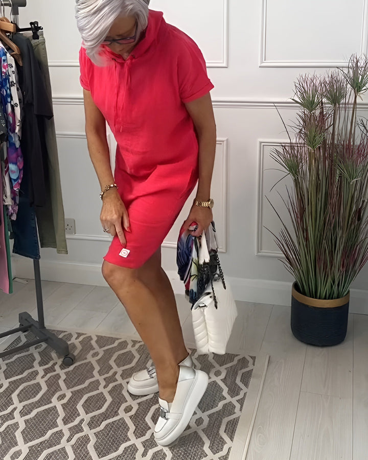 Women’s Dress | Short Sleeve Casual Knee Length