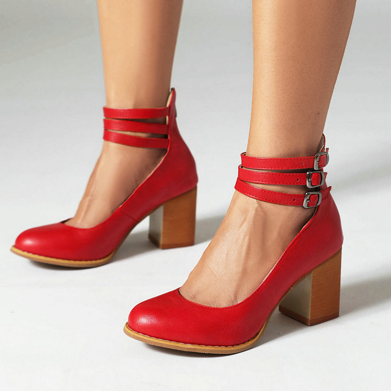 Heels For Women | Adjustable Buckle Closure