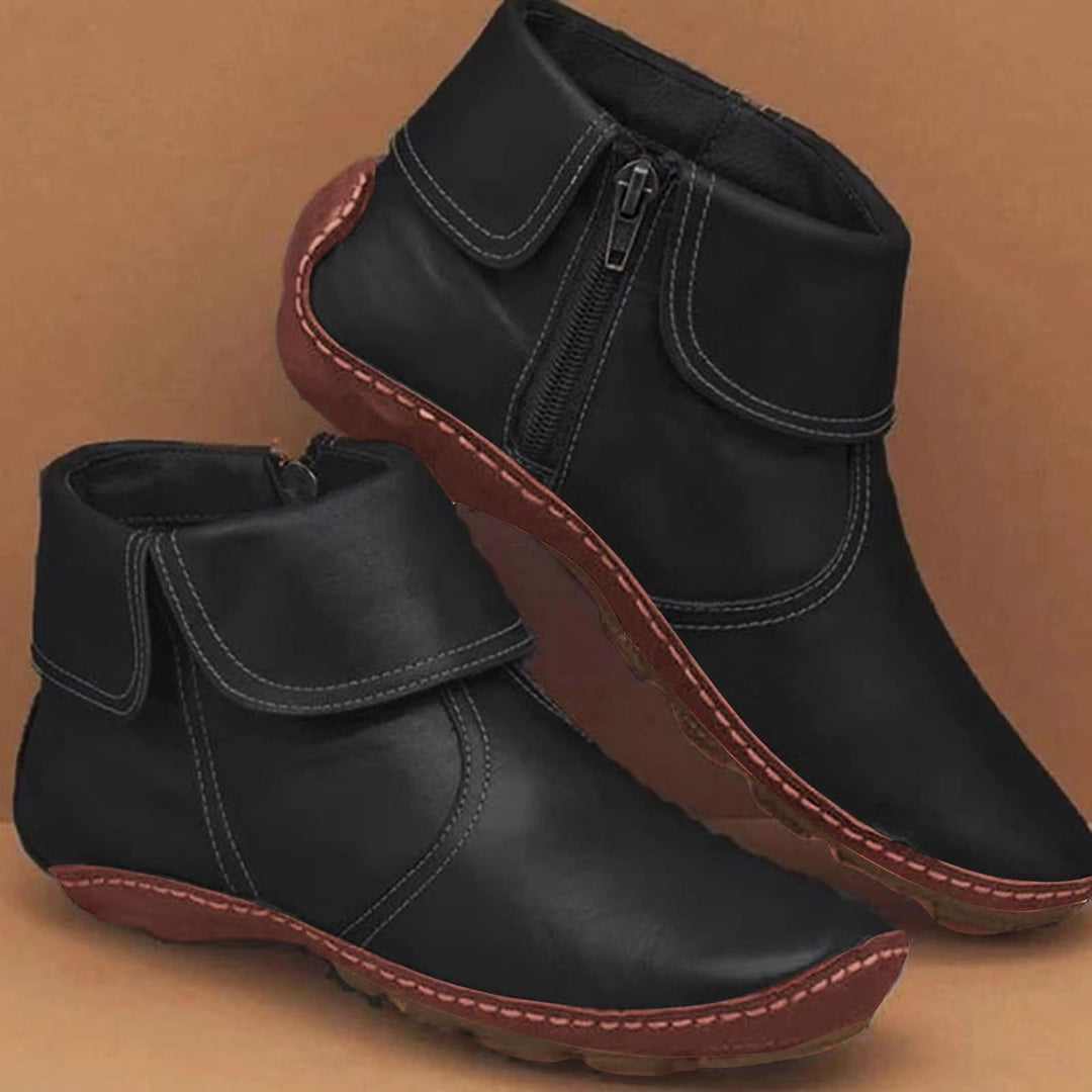 Boots for Women | Vintage-Style Contrast Stitching