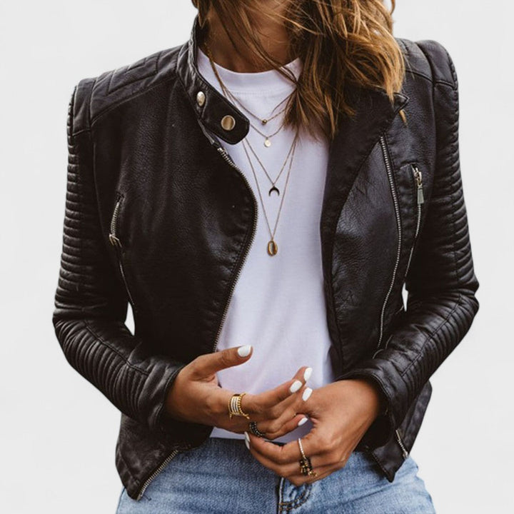 Women’s Jacket | Zip Up Biker