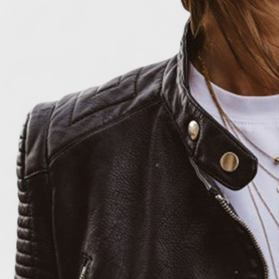 Women’s Jacket | Zip Up Biker
