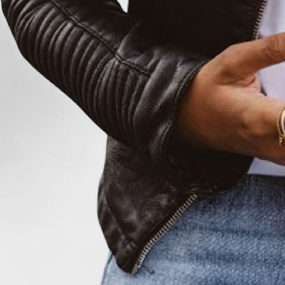 Women’s Jacket | Zip Up Biker