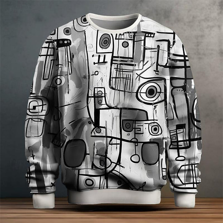 Men’s Sweatshirt | Abstract Graphic Print