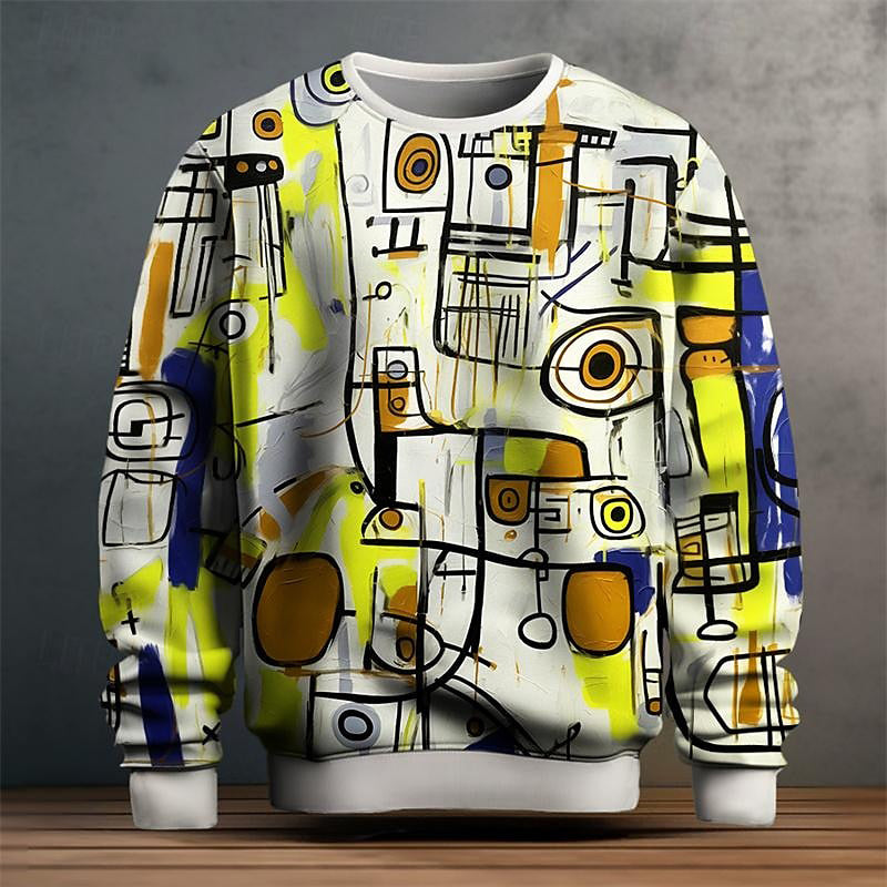 Men’s Sweatshirt | Abstract Graphic Print