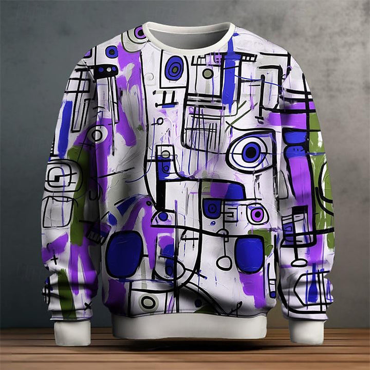 Men’s Sweatshirt | Abstract Graphic Print