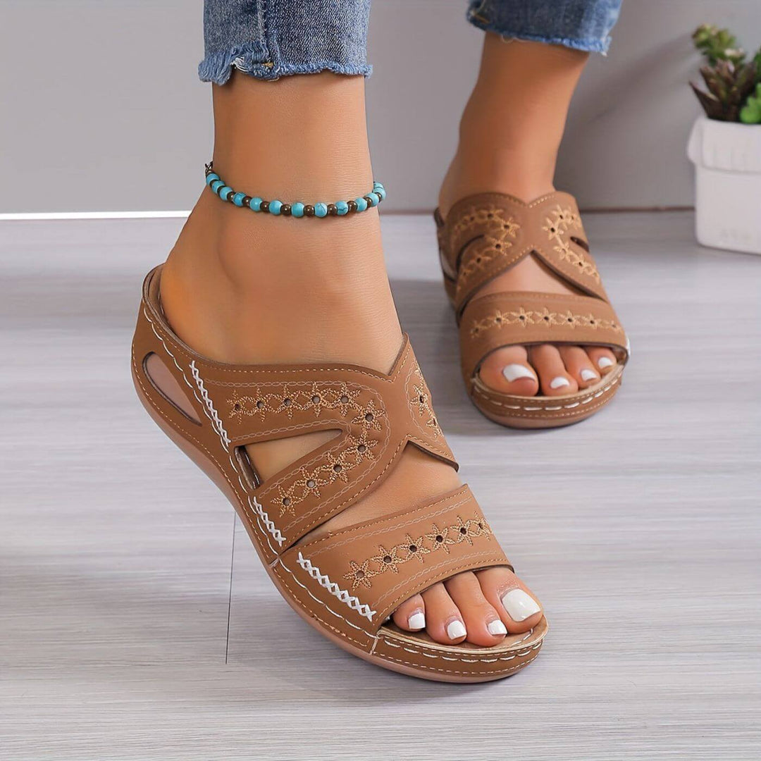 Sandals For Women | Cutout Slide Open Toe