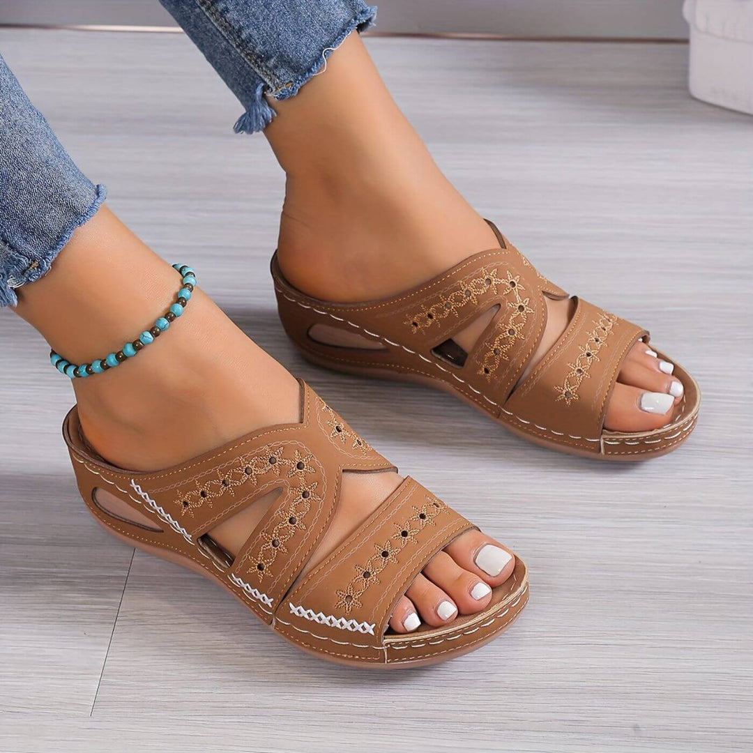 Sandals For Women | Cutout Slide Open Toe