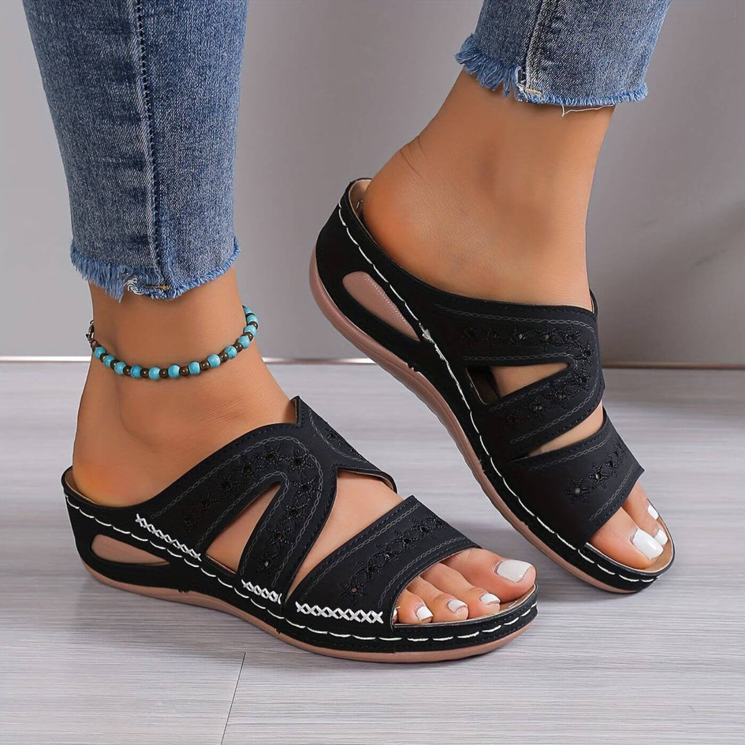 Sandals For Women | Cutout Slide Open Toe