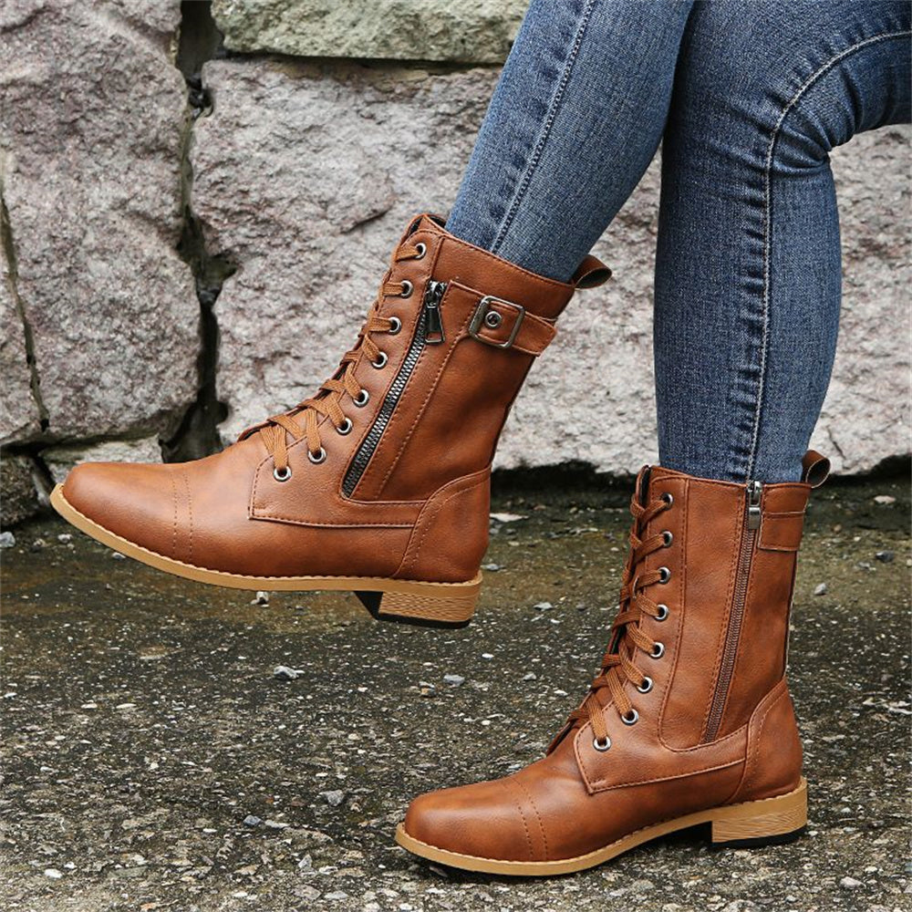 Boots For Women | Flat Forefoot Mid-calf Shaft