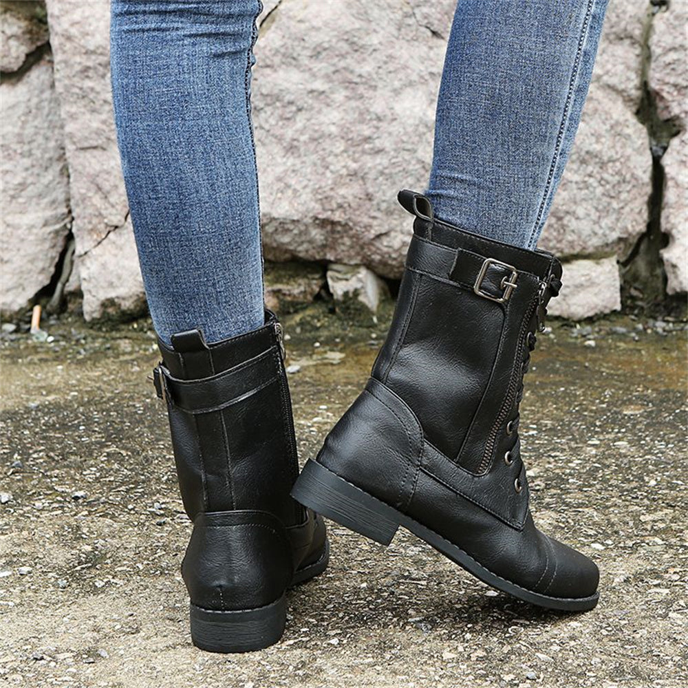 Boots For Women | Flat Forefoot Mid-calf Shaft