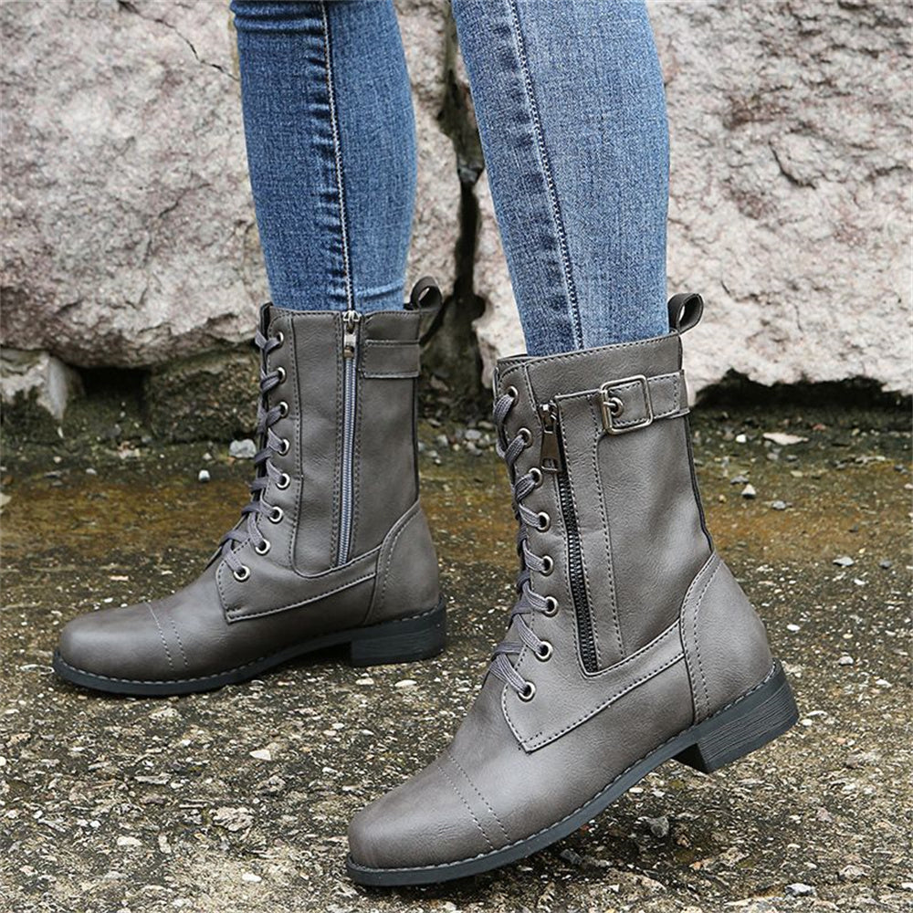 Boots For Women | Flat Forefoot Mid-calf Shaft