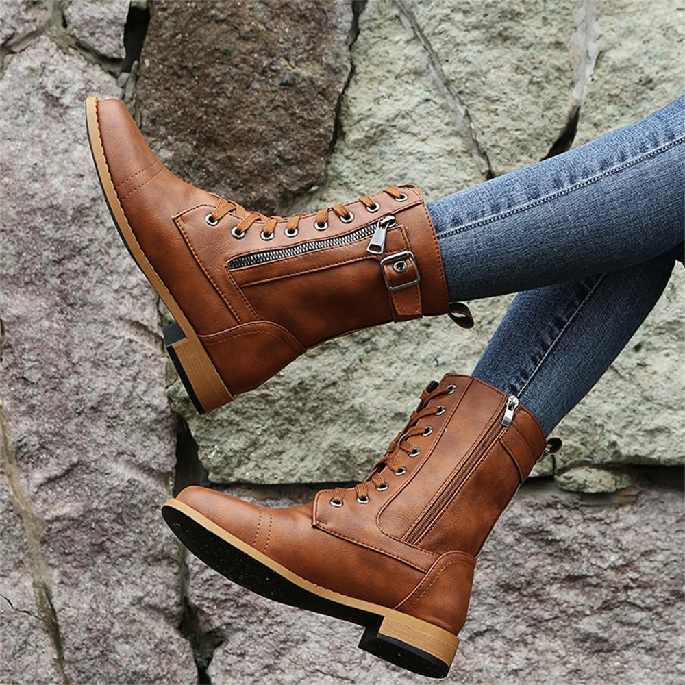 Boots For Women | Flat Forefoot Mid-calf Shaft