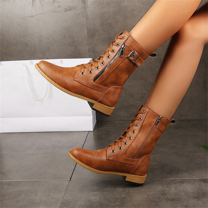 Boots For Women | Flat Forefoot Mid-calf Shaft