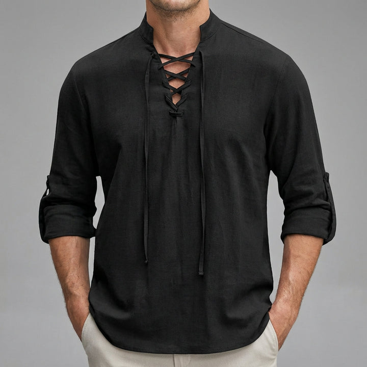 Men's Long Sleeve Shirt | Henley