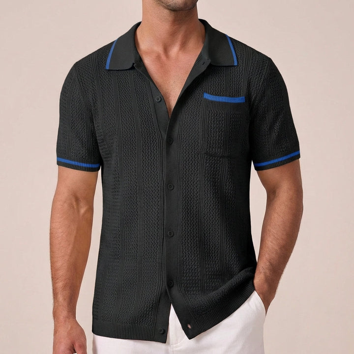 Men's Polo Shirt | Striped Trim