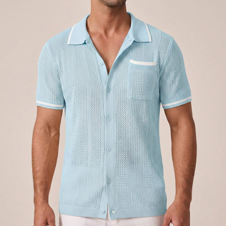 Men's Polo Shirt | Striped Trim