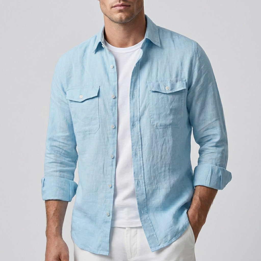 Men's Button-Down Shirt | Chest Pocket