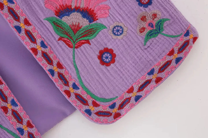 Women's Vest | Floral Embroidery