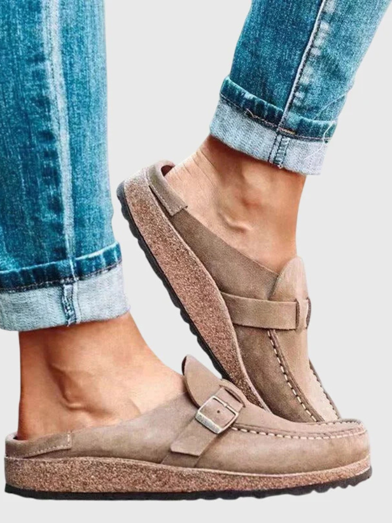 Loafers For Women | Buckle Strap Slip-On Entry