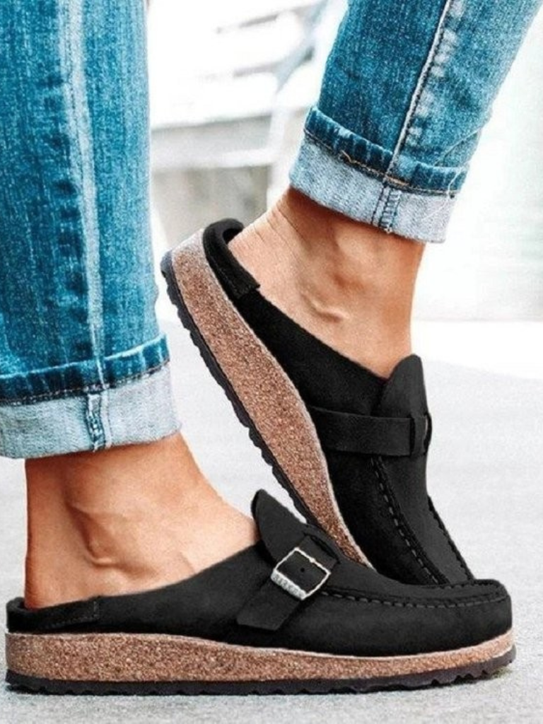 Loafers For Women | Buckle Strap Slip-On Entry