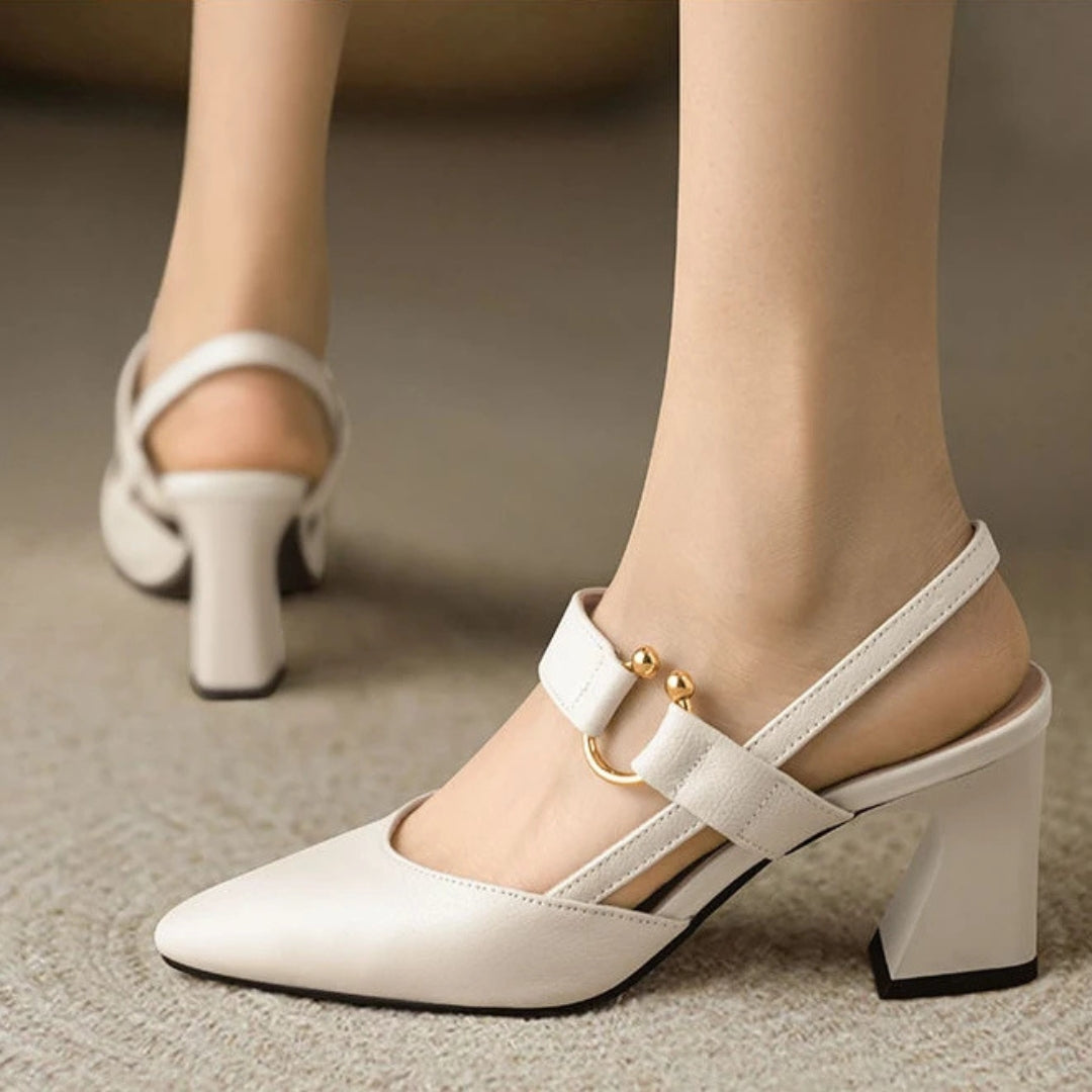 Mary Jane Shoes For Women | Slingback Rounded Toe Shape