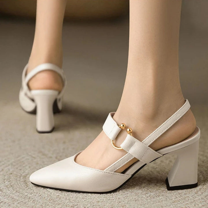 Mary Jane Shoes For Women | Slingback Rounded Toe Shape