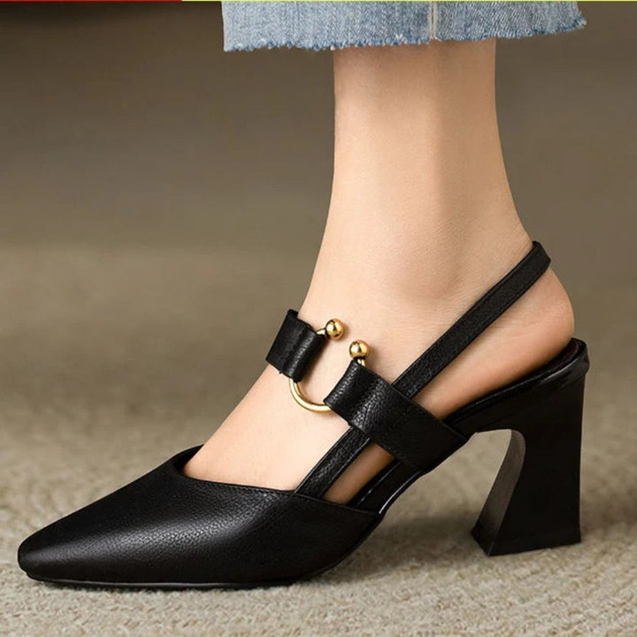 Mary Jane Shoes For Women | Slingback Rounded Toe Shape