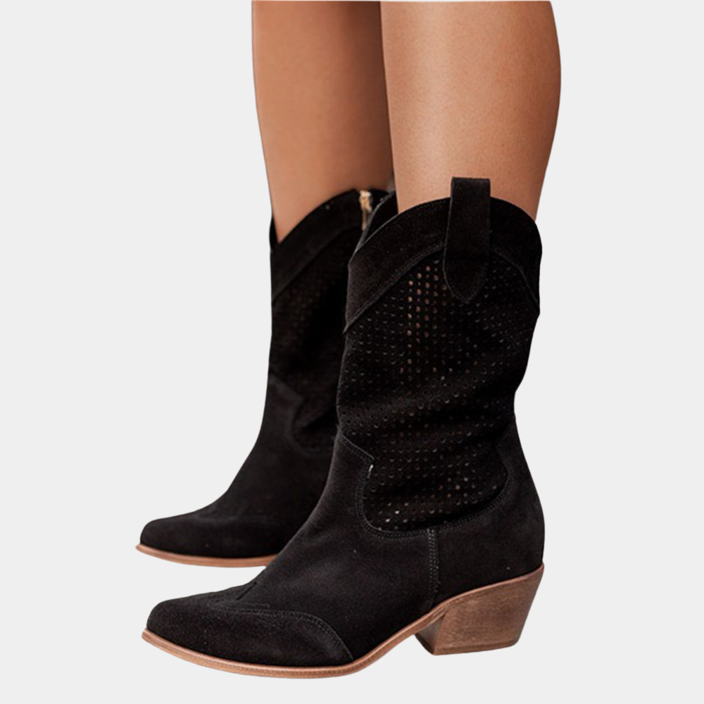 Boots For Women | Side Zip Mid Shaft