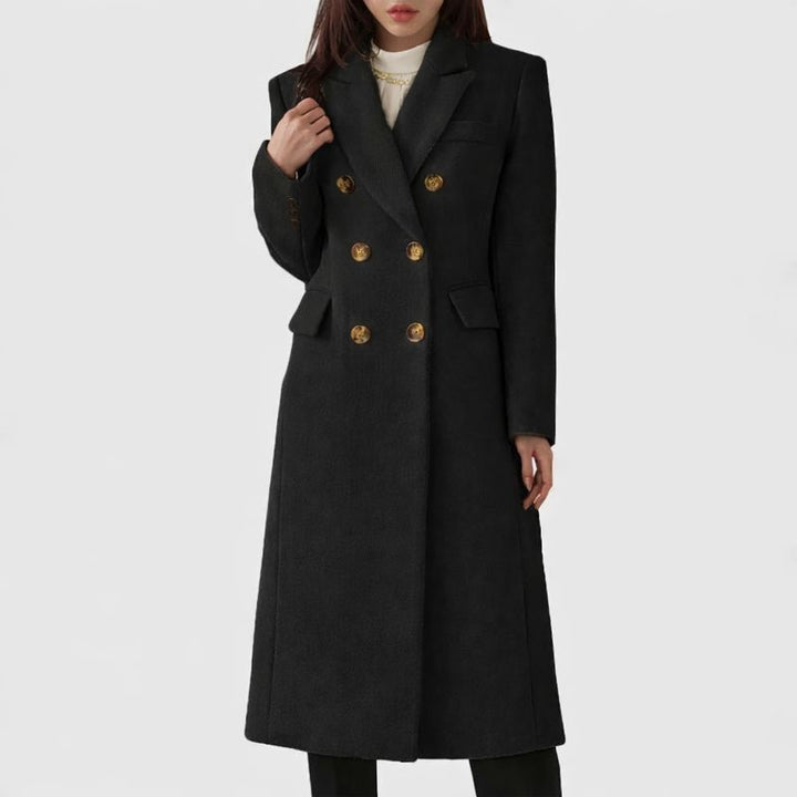 Women's Coat | Flap-style Pocket Detailing