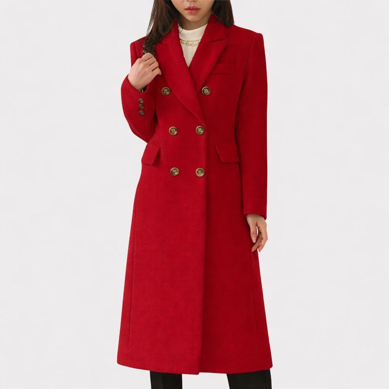 Women's Coat | Flap-style Pocket Detailing