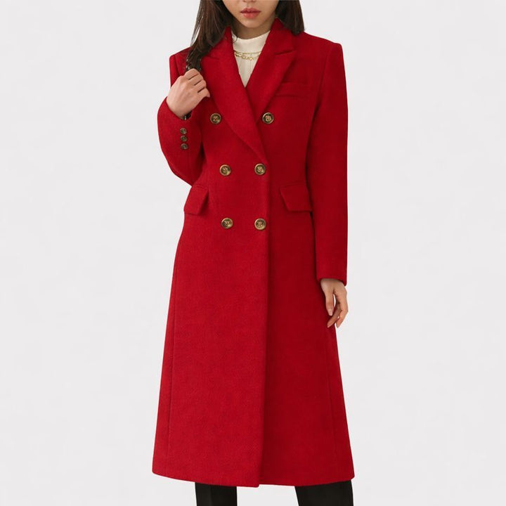 Women's Coat | Flap-style Pocket Detailing