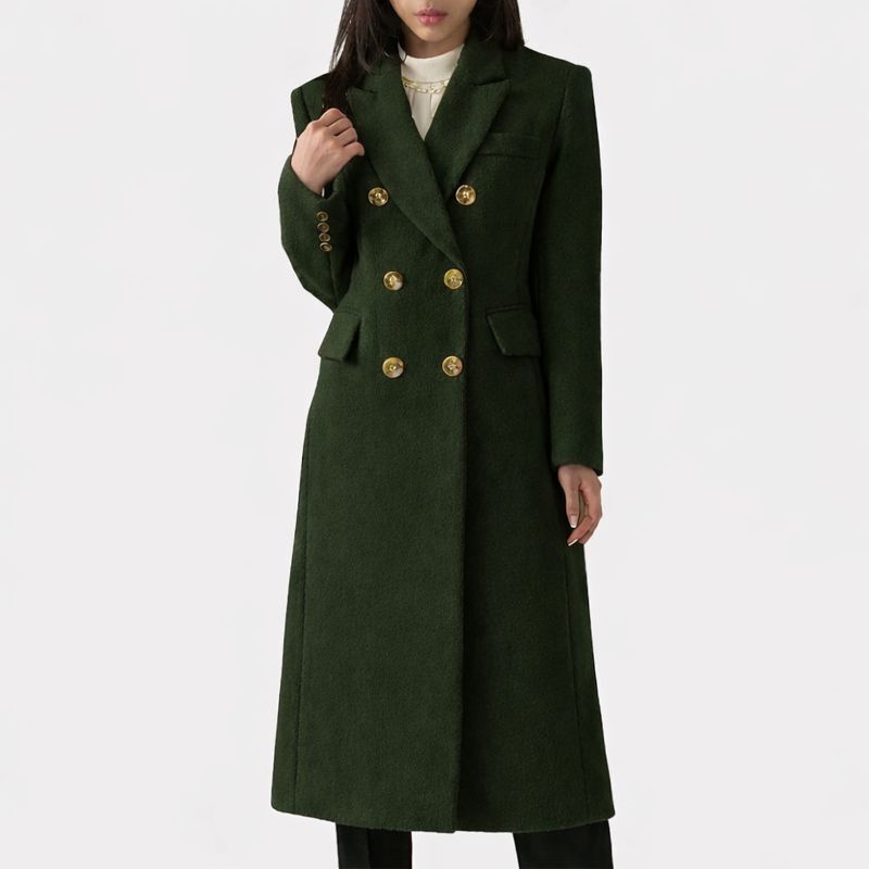 Women's Coat | Flap-style Pocket Detailing