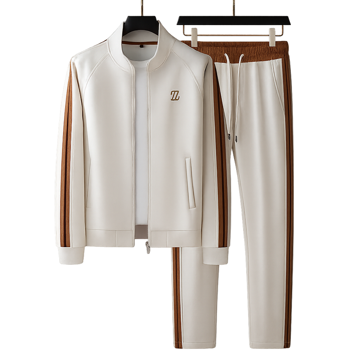 Men’s Two-Piece Set | Zip Jacket Drawstring Pants