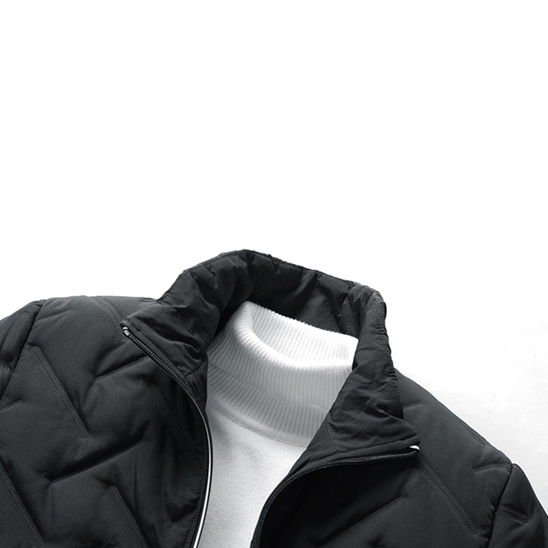Men's Quilted Jacket | Puffer Zip-Up