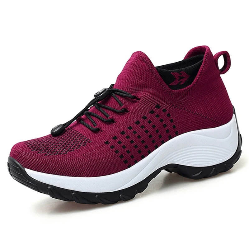 Sneakers For Women | Elastic Lace Orthopedic Front