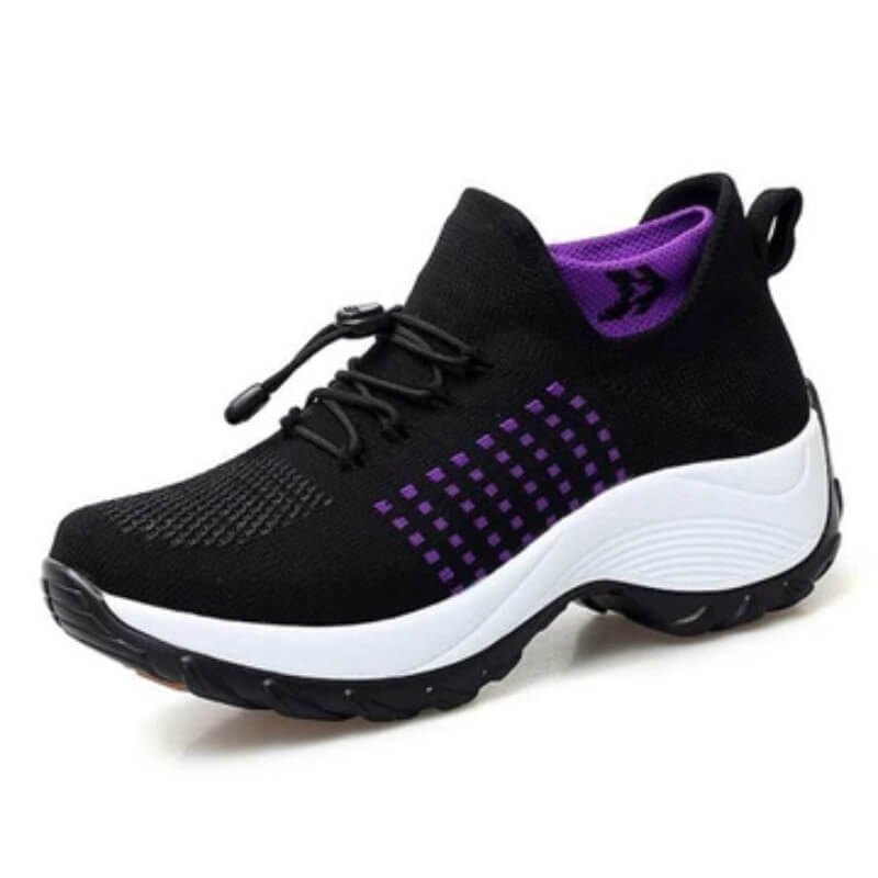 Sneakers For Women | Elastic Lace Orthopedic Front