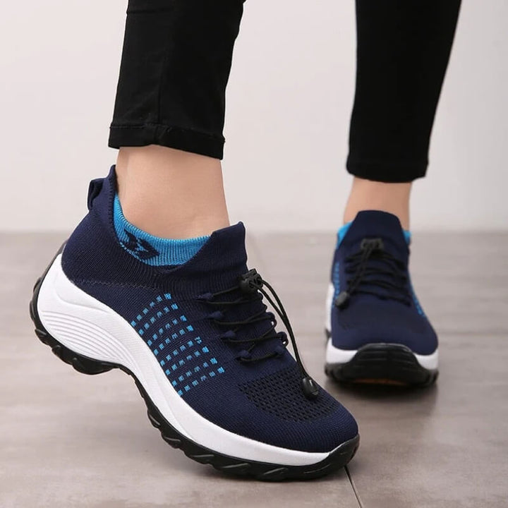 Sneakers For Women | Elastic Lace Orthopedic Front