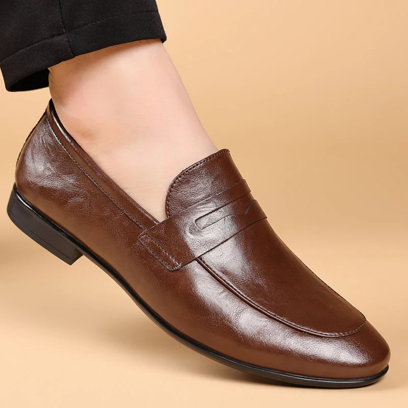 Men's Dress Shoes | Slip-On Strap Detail