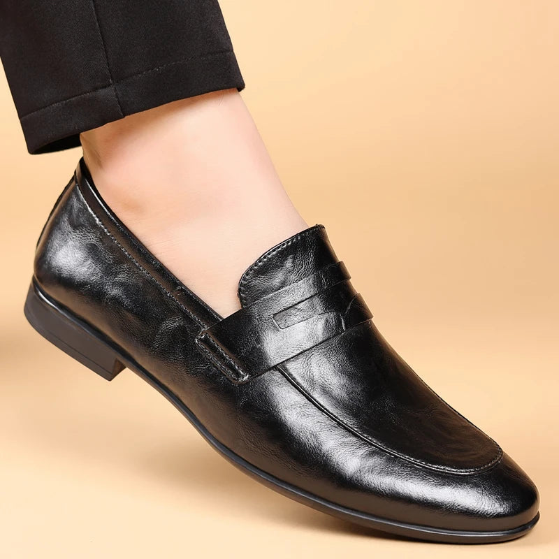 Men's Dress Shoes | Slip-On Strap Detail