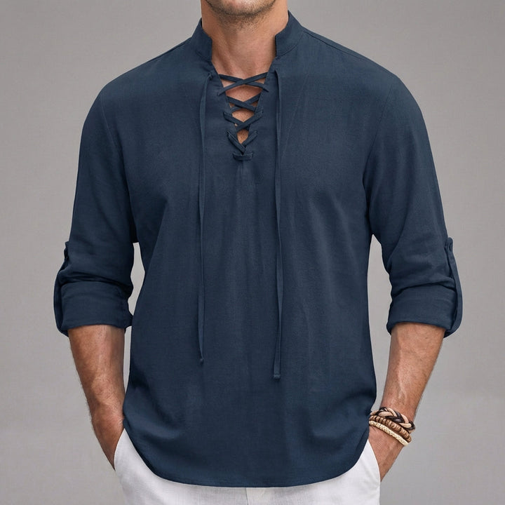 Men's Long Sleeve Shirt | Henley