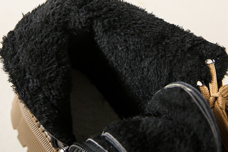 Boots For Women | Side Zipper Round Toe