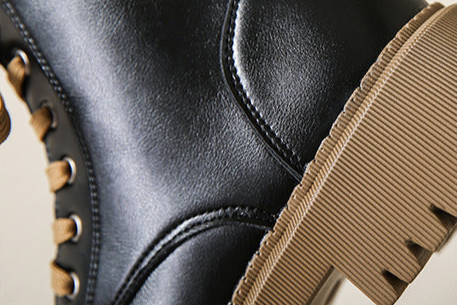 Boots For Women | Side Zipper Round Toe