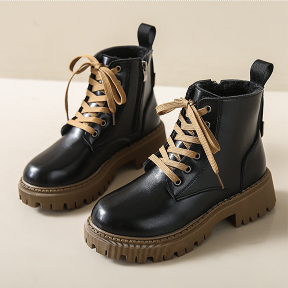 Boots For Women | Side Zipper Round Toe
