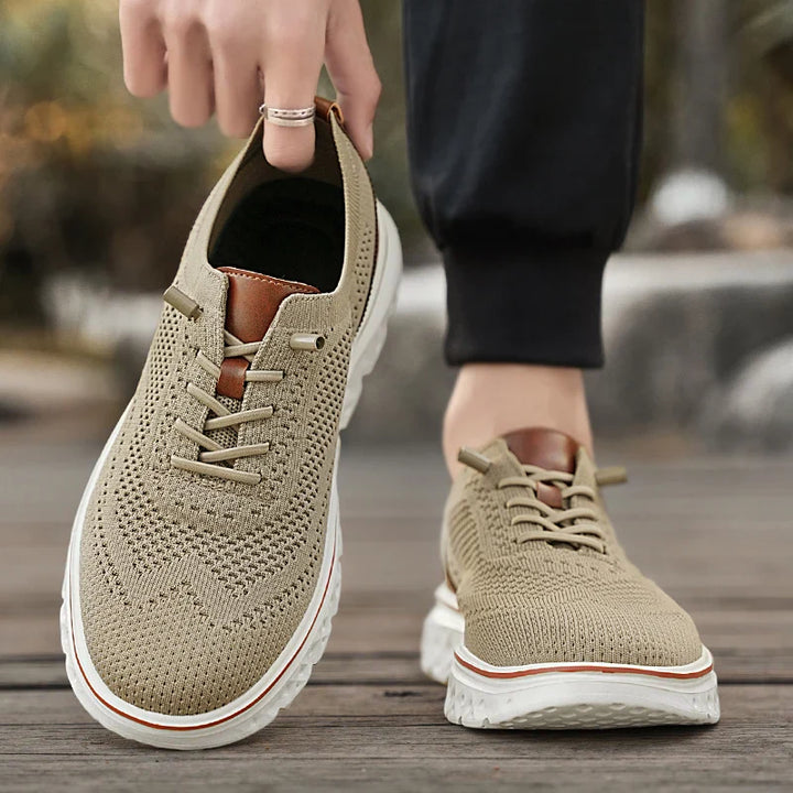 Men's Sneakers | Lace-Up Knit Upper