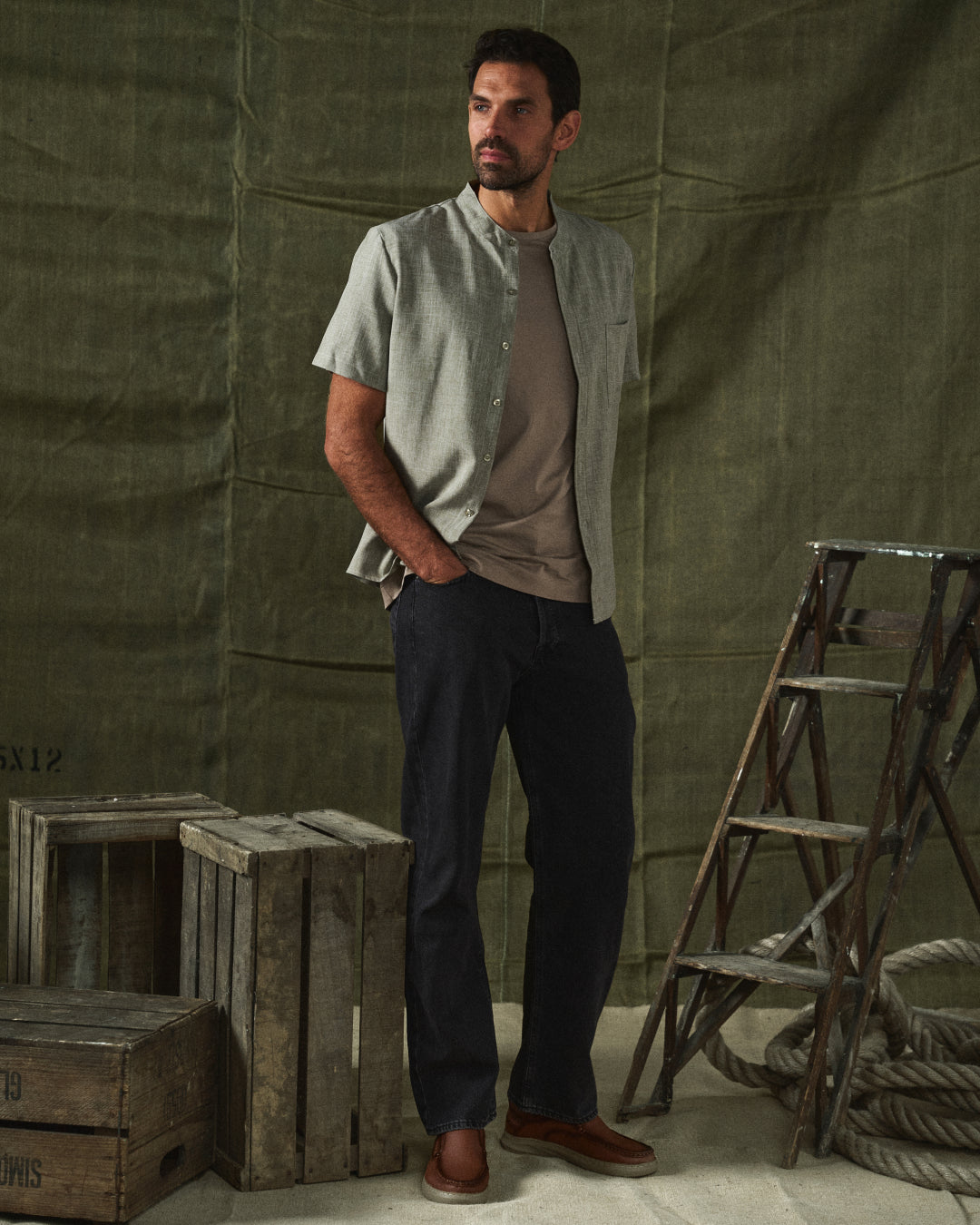 Men's Slip on Shoes | Low-Cut Stitched Upper