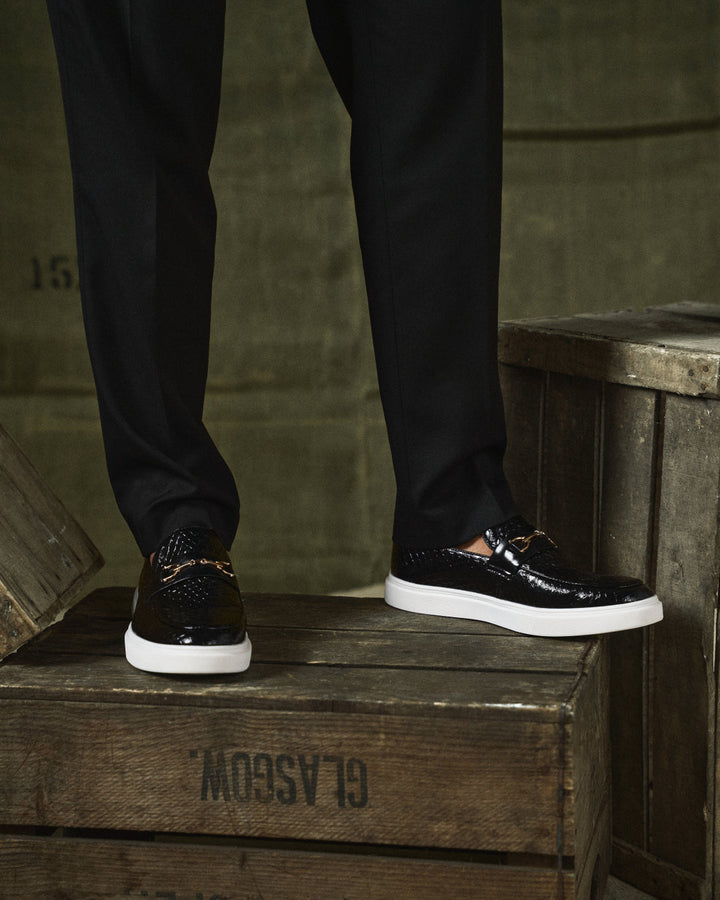 Men’s Loafers | Textured Slip-On Upper