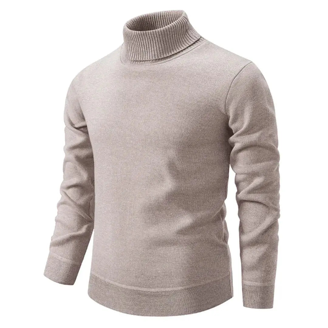 Men’s Sweater | Turtleneck Ribbed Design