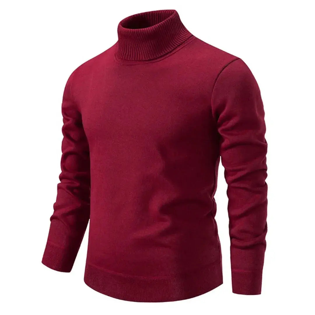 Men’s Sweater | Turtleneck Ribbed Design
