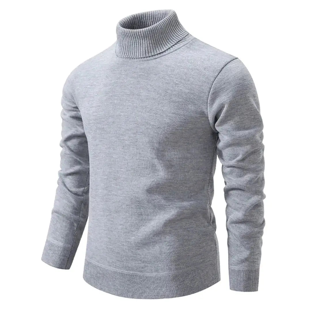 Men’s Sweater | Turtleneck Ribbed Design