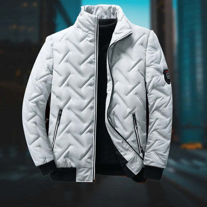 Men's Quilted Jacket | Puffer Zip-Up